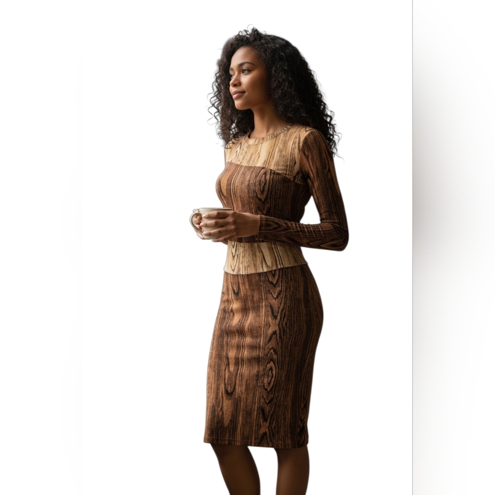 BCBG VINTAGE FOLA DRESS. Medium